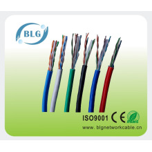 Shenzhen 23awg cat6 cabo de rede LAN cabo com isolamento PE